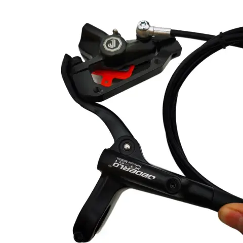 Kit de freno de disco hidráulico MTB, pistón ajustable de 800/1400mm, Rotor de 160mm, palanca de 3 dedos para bicicleta de montaña, actualización de frenado, ciclistas