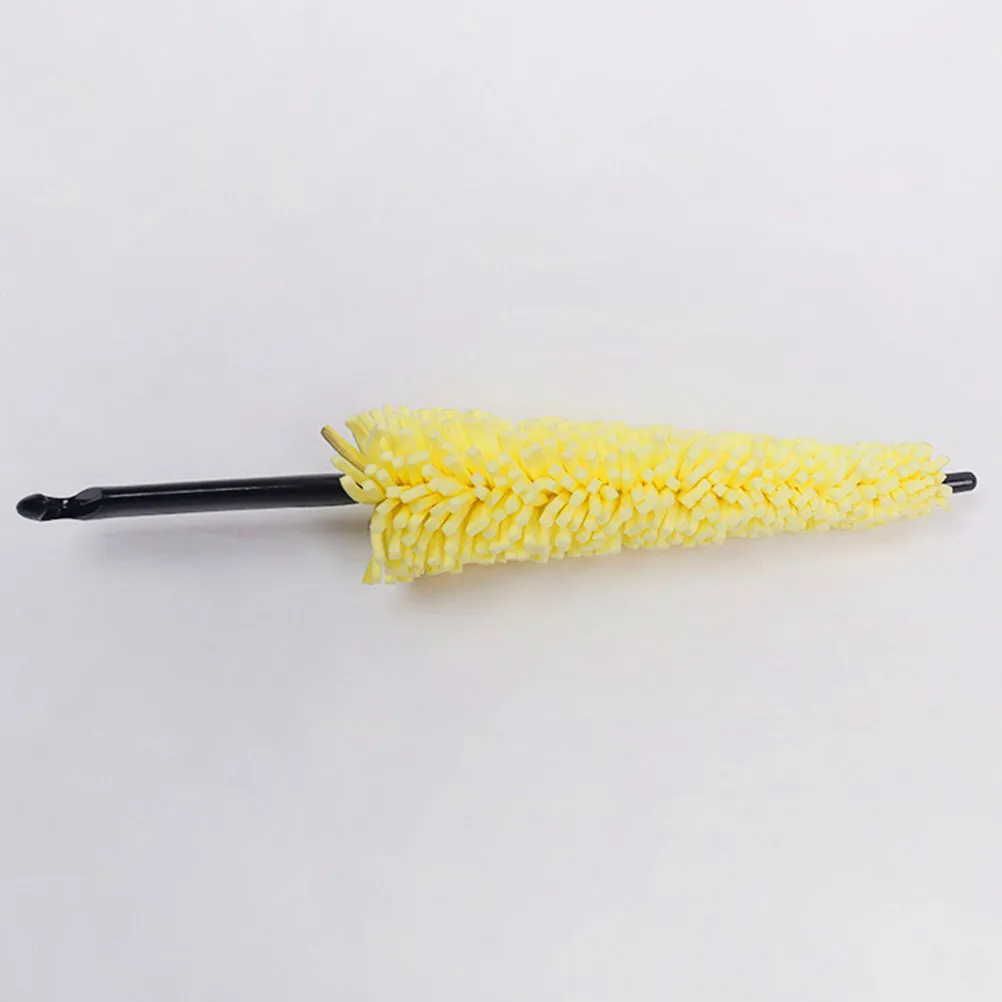 3Pcs High Efficiency Sponge Tire Cleaner Brush Pointed Rim Design for Wheels Rims Car Washing Motorcycle Rv Detailing Wheel