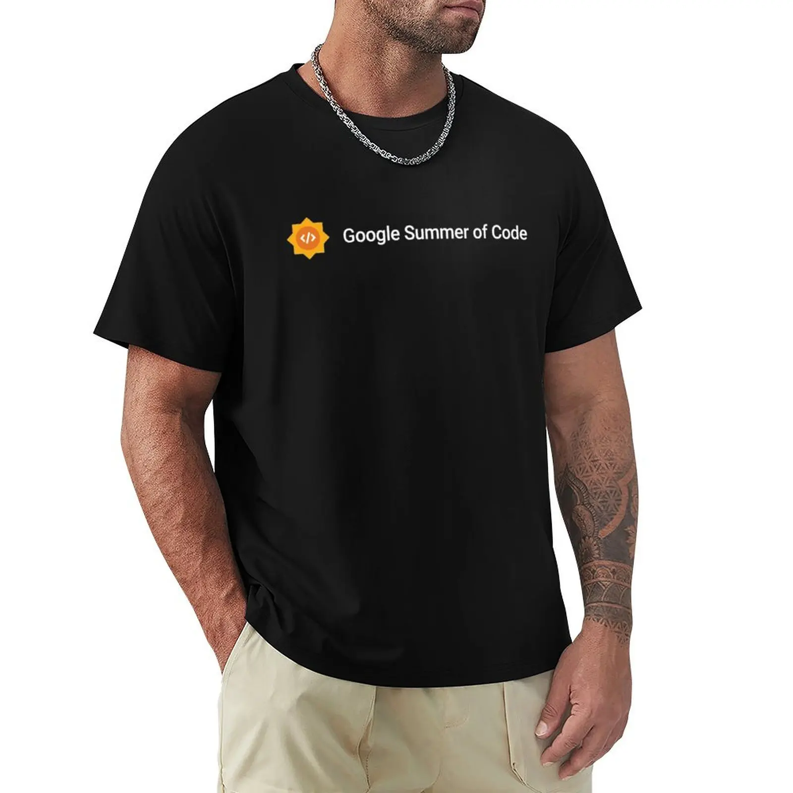 Google Summer of Code Dark T-Shirt t shirts for man pack white T-Shirt