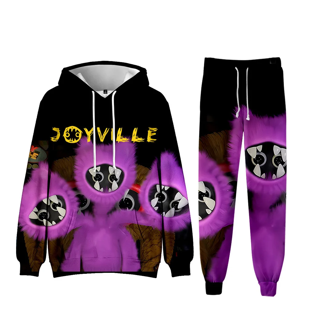 Joyville Boys Hoodies Kids Clothes Set Pullover Tracksuit Jogging Wooly Bully Sweatshirts Set 2 Pieces