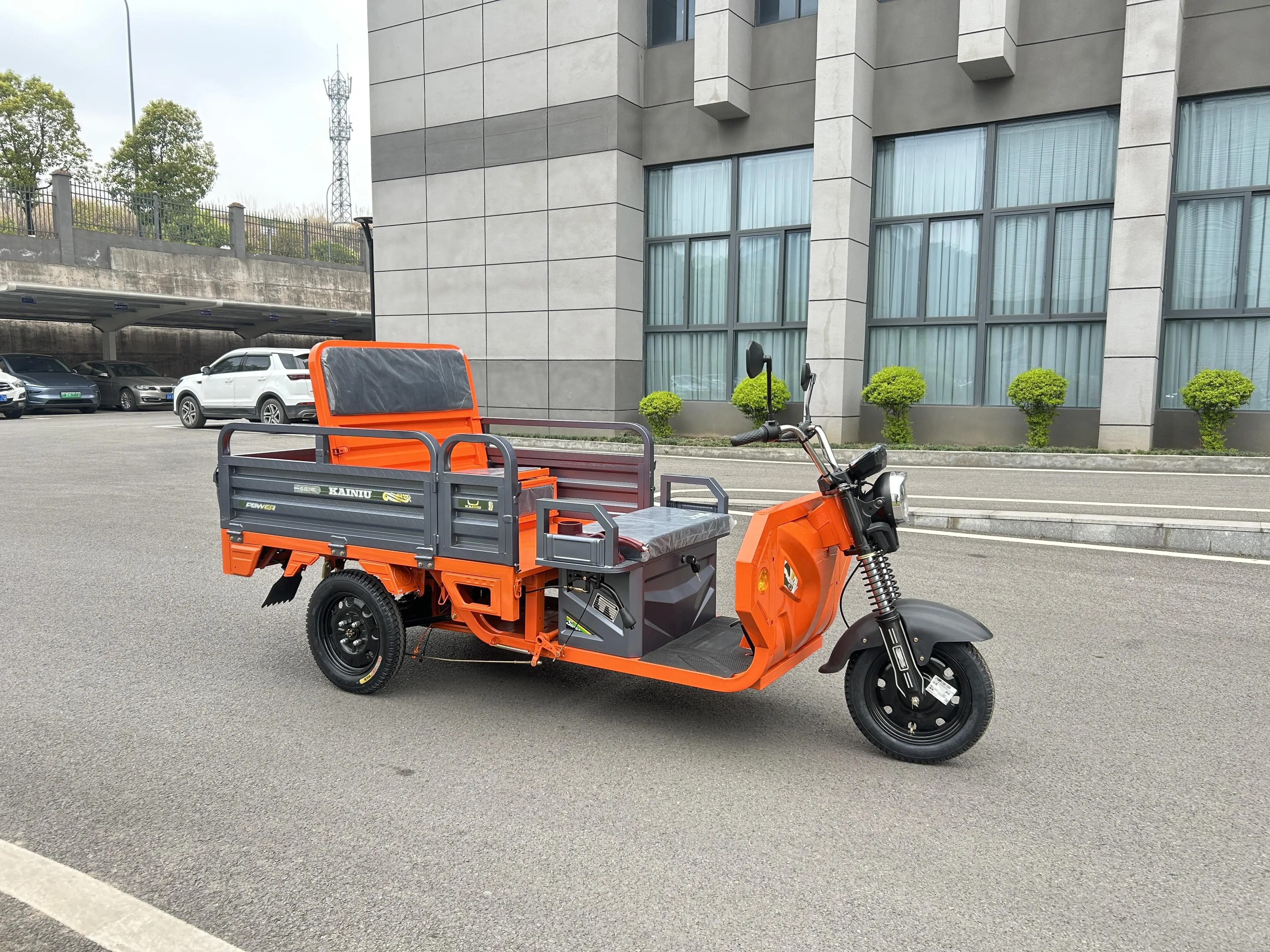 2026 New 1000W 72V Electric Cargo Tricycle 3 Wheel Passenger & Delivery Trike Heavy Duty Utility Vehicle for Farm Warehouse