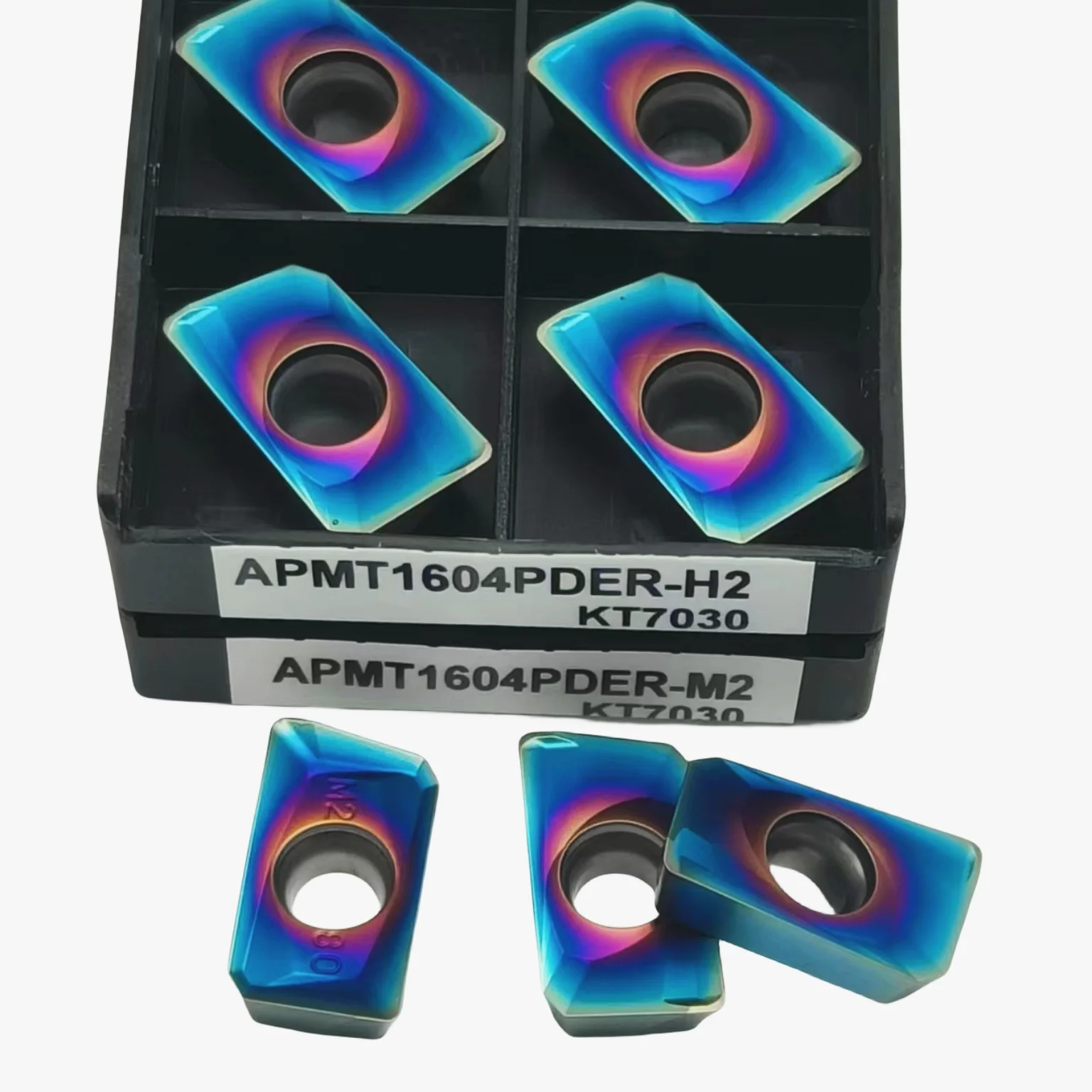 圧力計用ステンレスインサート,apmt1604pder h2,apmt1604pder m2,kt7030,10個
