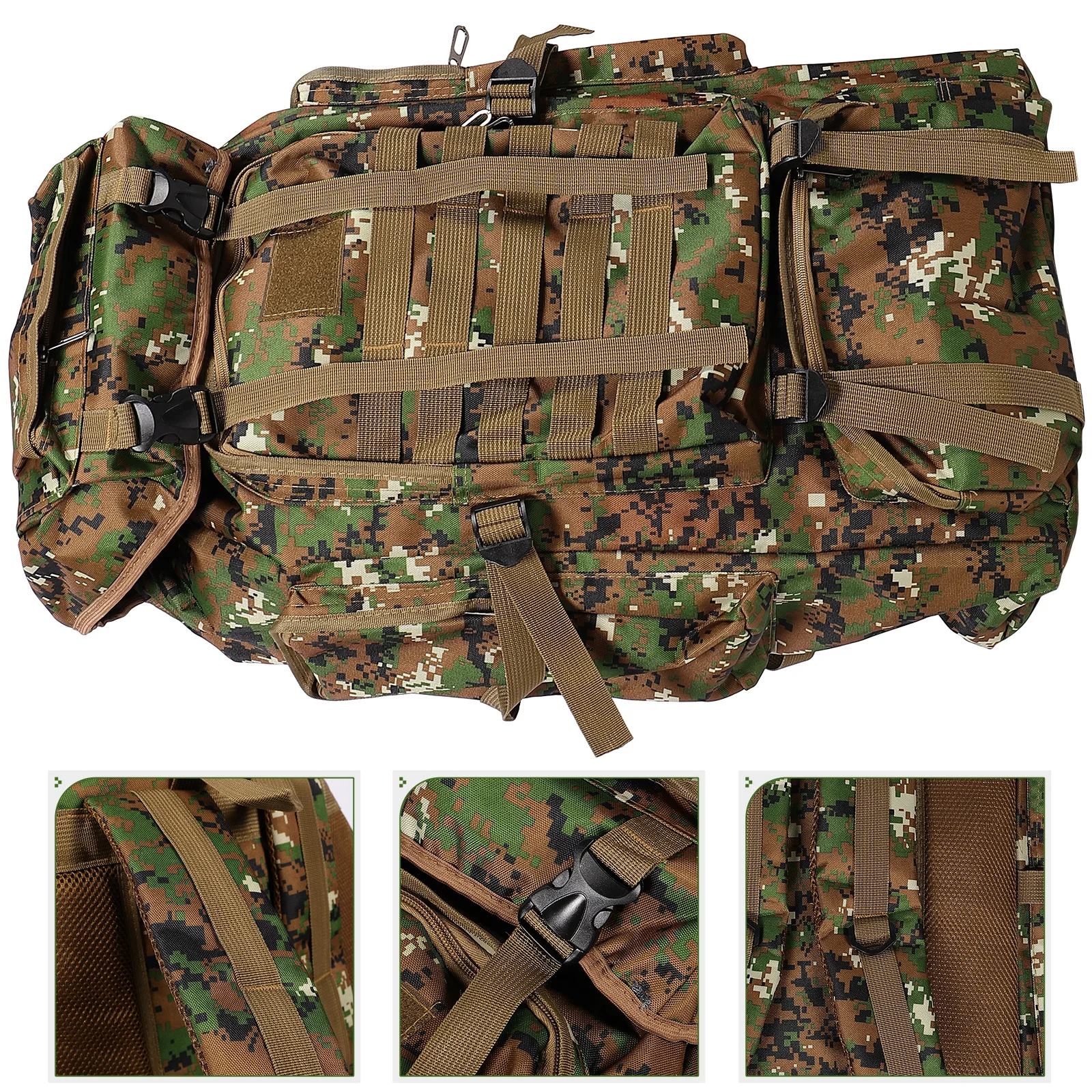 

Water-Resistant Outdoor Backpack Large Capacity Hiking Backpack Multi-Pocket Camping Bag for Men Women Travel Hiking Supplies