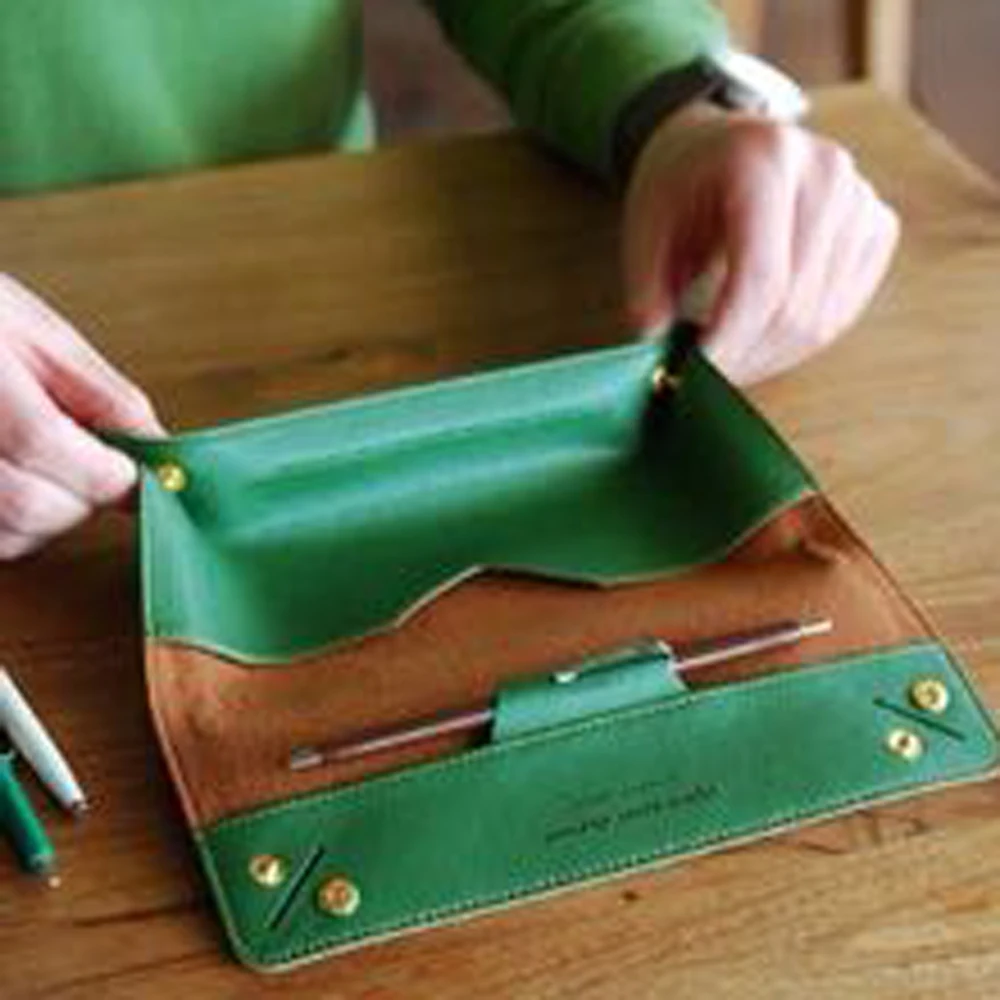 4pcs/set hand machine punch tool deri el aletleri designer leather craft wallet tray template die cutting knife mould