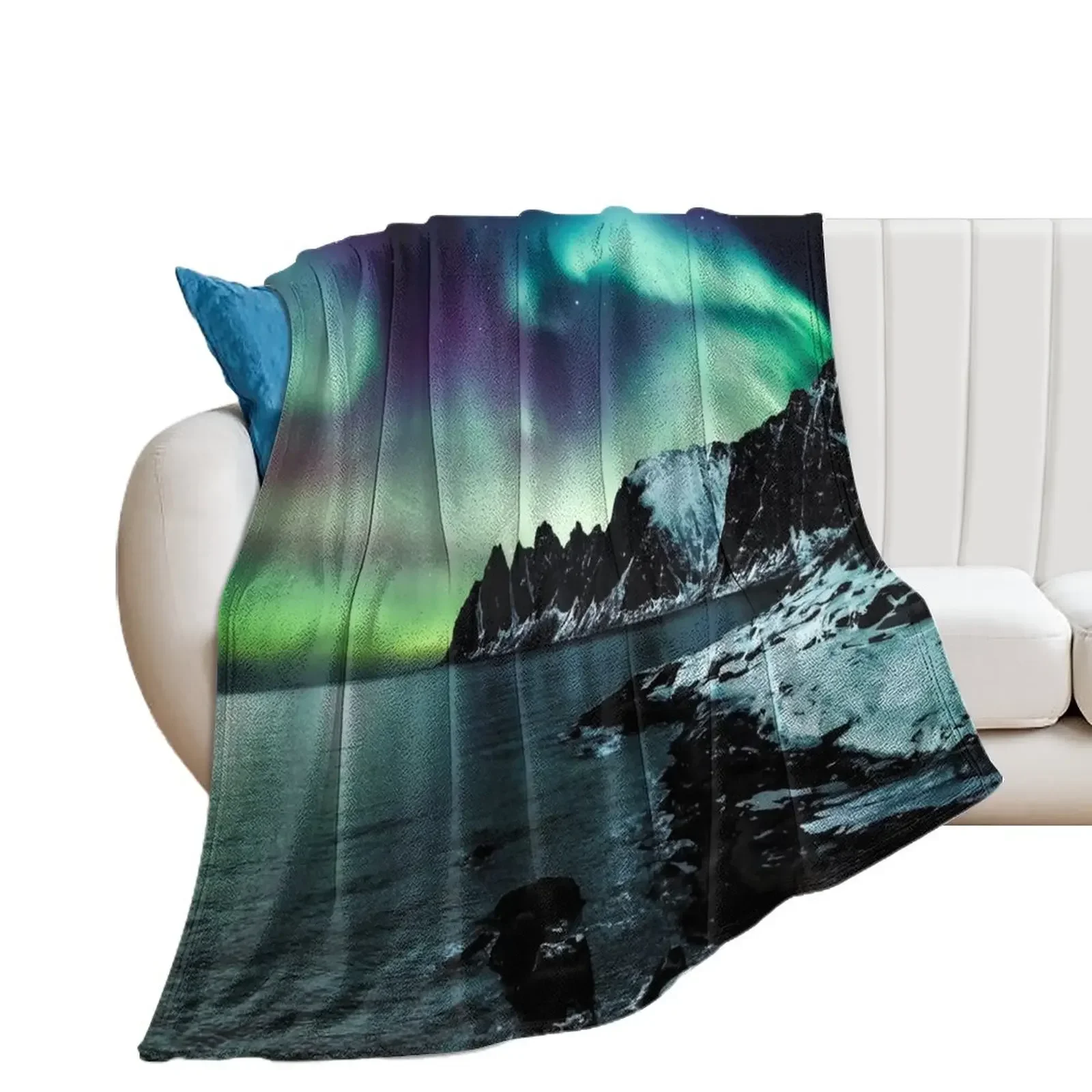 

Northern Lights III Throw Blanket cosplay anime Decoratives Luxury Brand Tourist Blankets