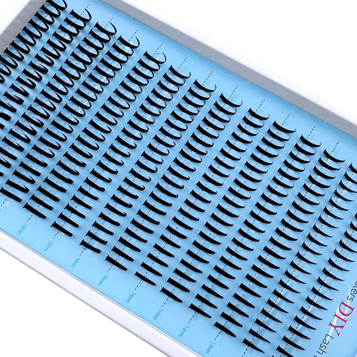 Spikes/80D/100D/Reusable Individual Segmented False Eyelashes Wispy&Ultra Soft 12-20MM DIY Eyelash Extension At Home