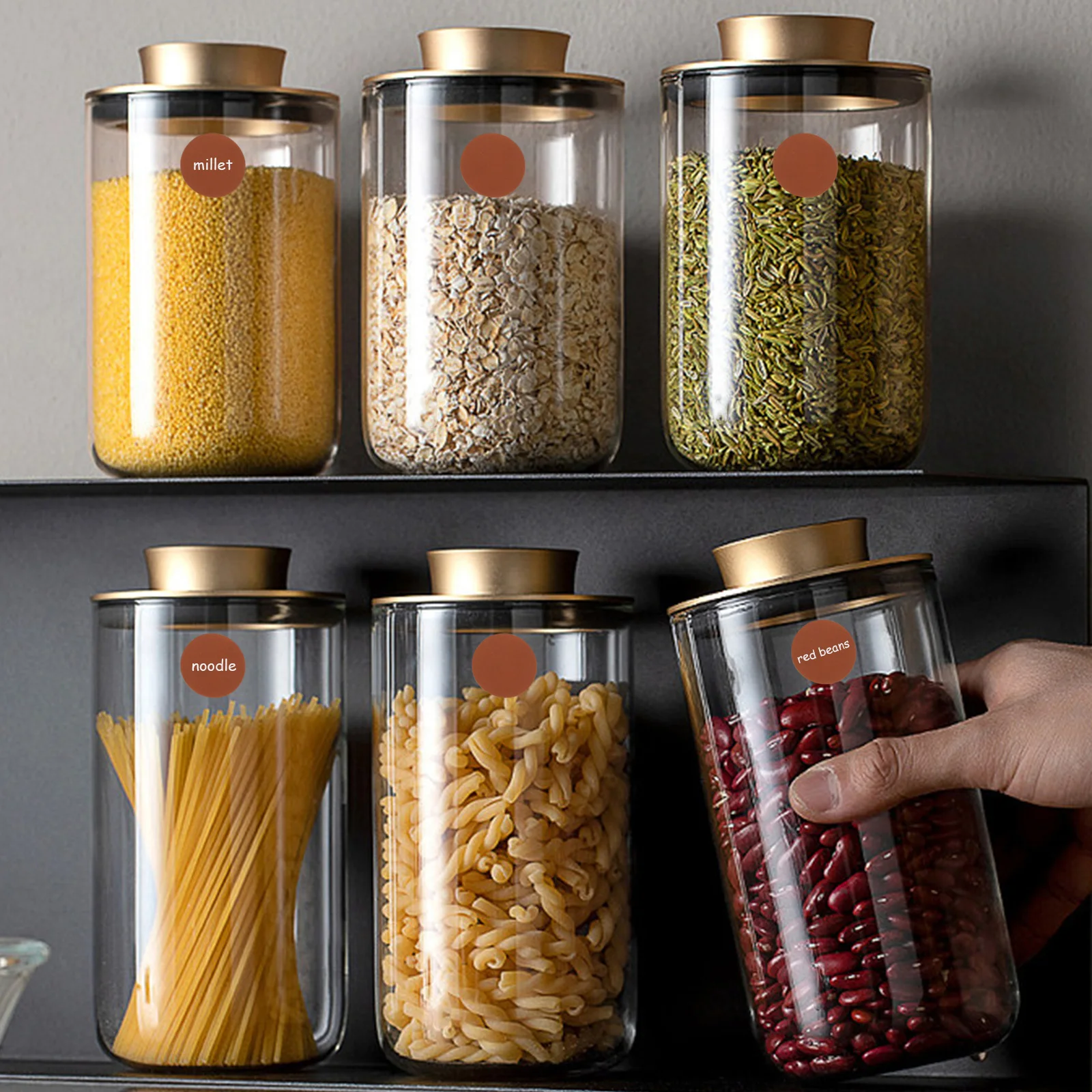 

10 Sheets Round Copperboard Paper Adhesive Dot Labels Strong Adhesion Brown Coated Sticker Multi-Purpose Classifying Supply