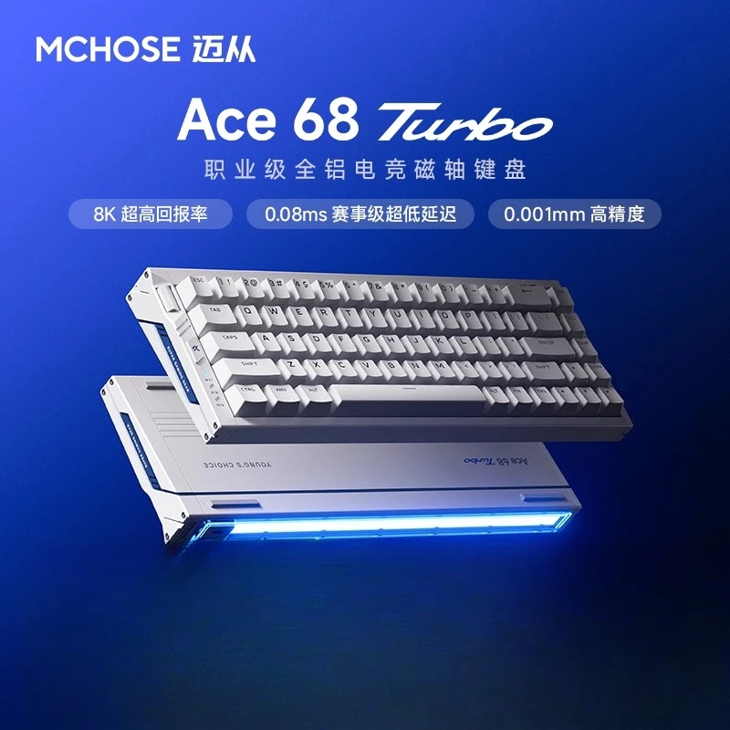 Ace 68 Turbo Magnetic Switch Keyboard Wired Single Mode ARGB 16K