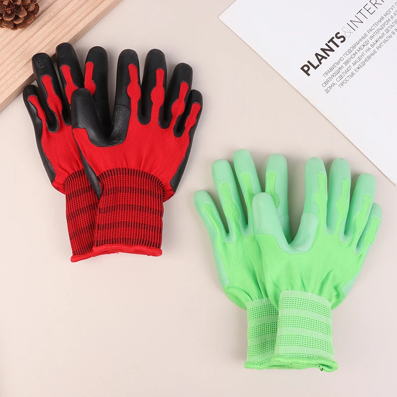 1 пара антивибрационных рабочих перчаток TPE, противоударные защитные перчатки для строительной промышленности, ударные перчатки для работы