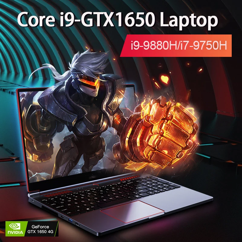 16.1 인치 게이밍 노트북 컴퓨터, GTX1650, 4G 인텔 코어 i9-10885H i7 10870H, 윈도우 11 RAM, 최대 64GB, DDR4 2 * M.2 NVME, 4TB SSD, WiFi