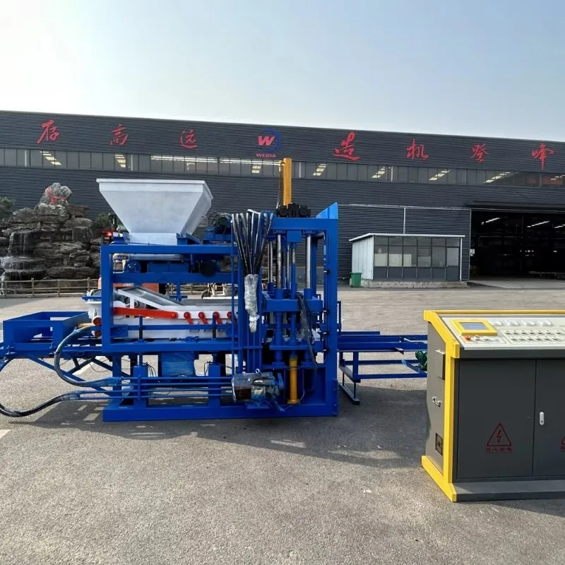 Customized QTJ4-40 Small Block Making Machine Manual Cement Brick Reliable Performance Easy Installation Low Cost Machine