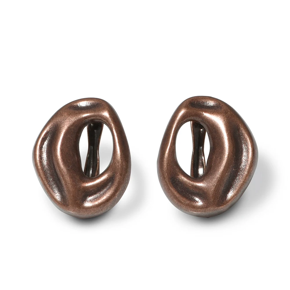 YANASI 1 Paar Ohrringhaken aus rotem Bronze-Messing, antiallergisch, für DIY-Handwerk, Schmuckzubehör, 18 Karat vergoldet – Detail 8