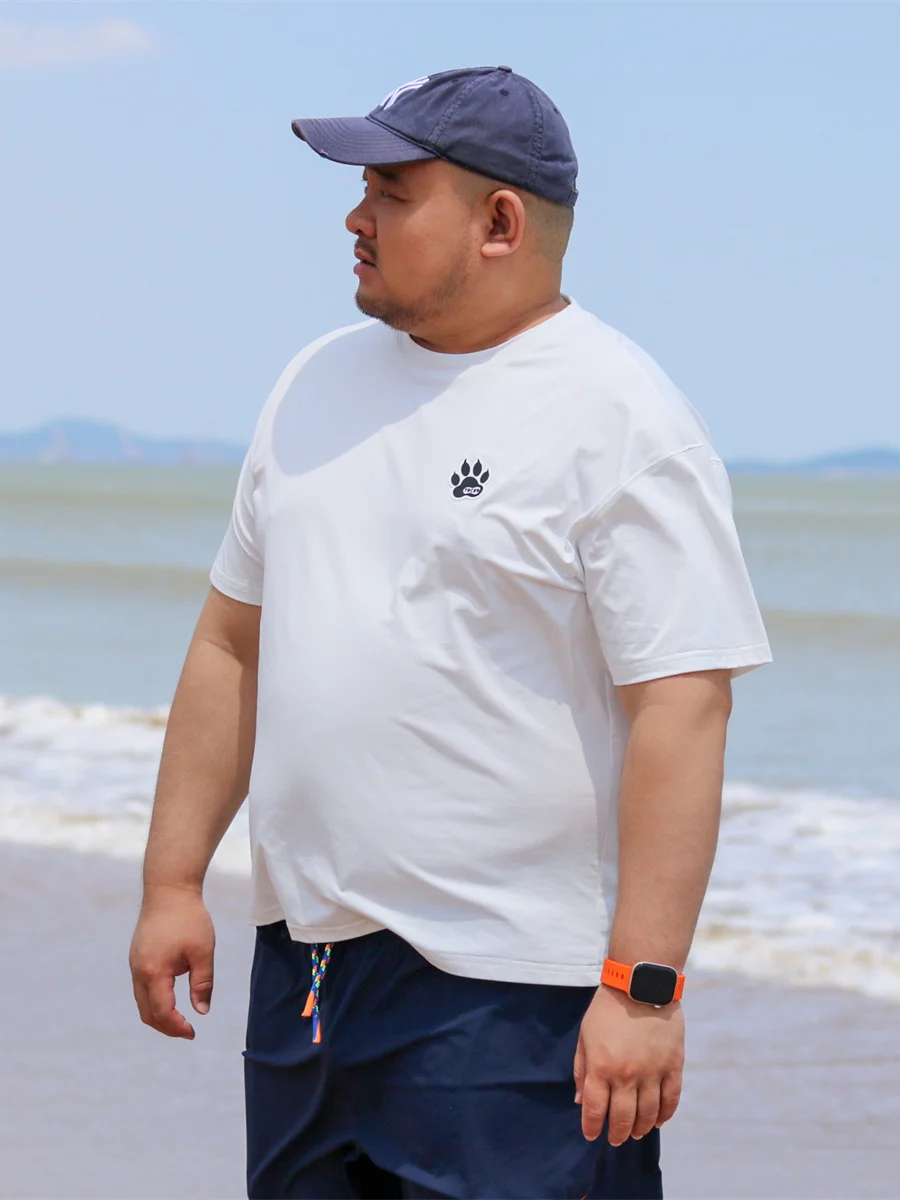 Bear Paw Claw Summer Quick-Dry UV Protection T-Shirt, Stretch Lightweight Breathable Loose Fit Tee, Skin-Friendly Versatile Top