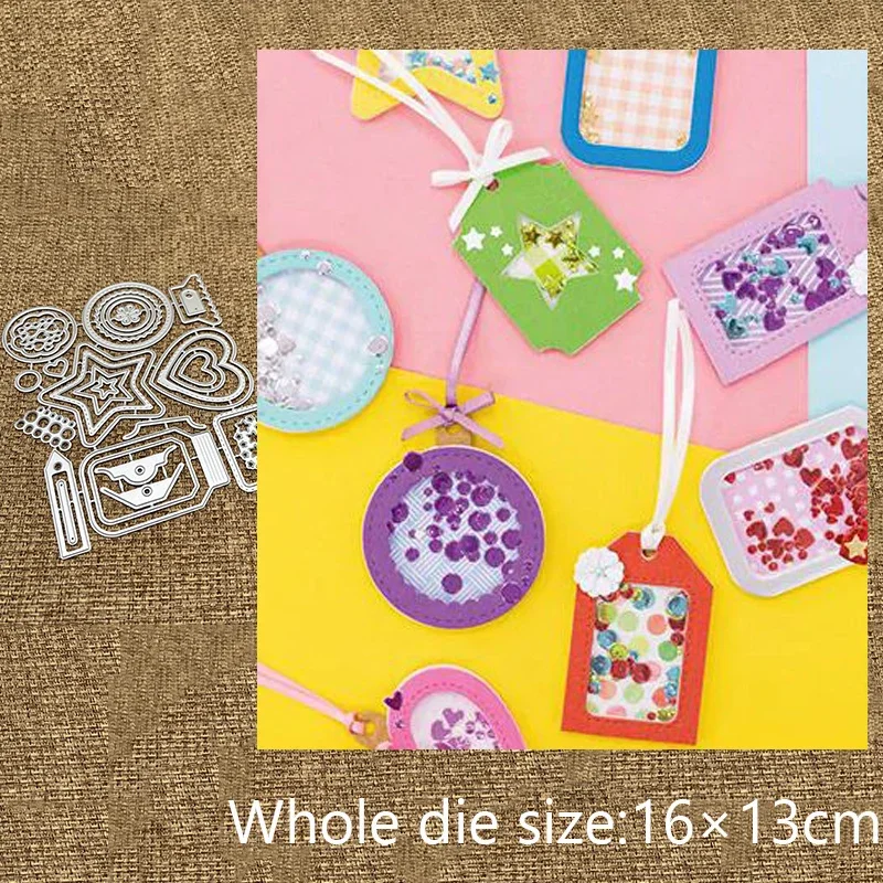 XLDesign Craft Metal stencil mold Cutting Dies shape shake card decoration scrapbook die cuts Album Paper Card Craft Embossing