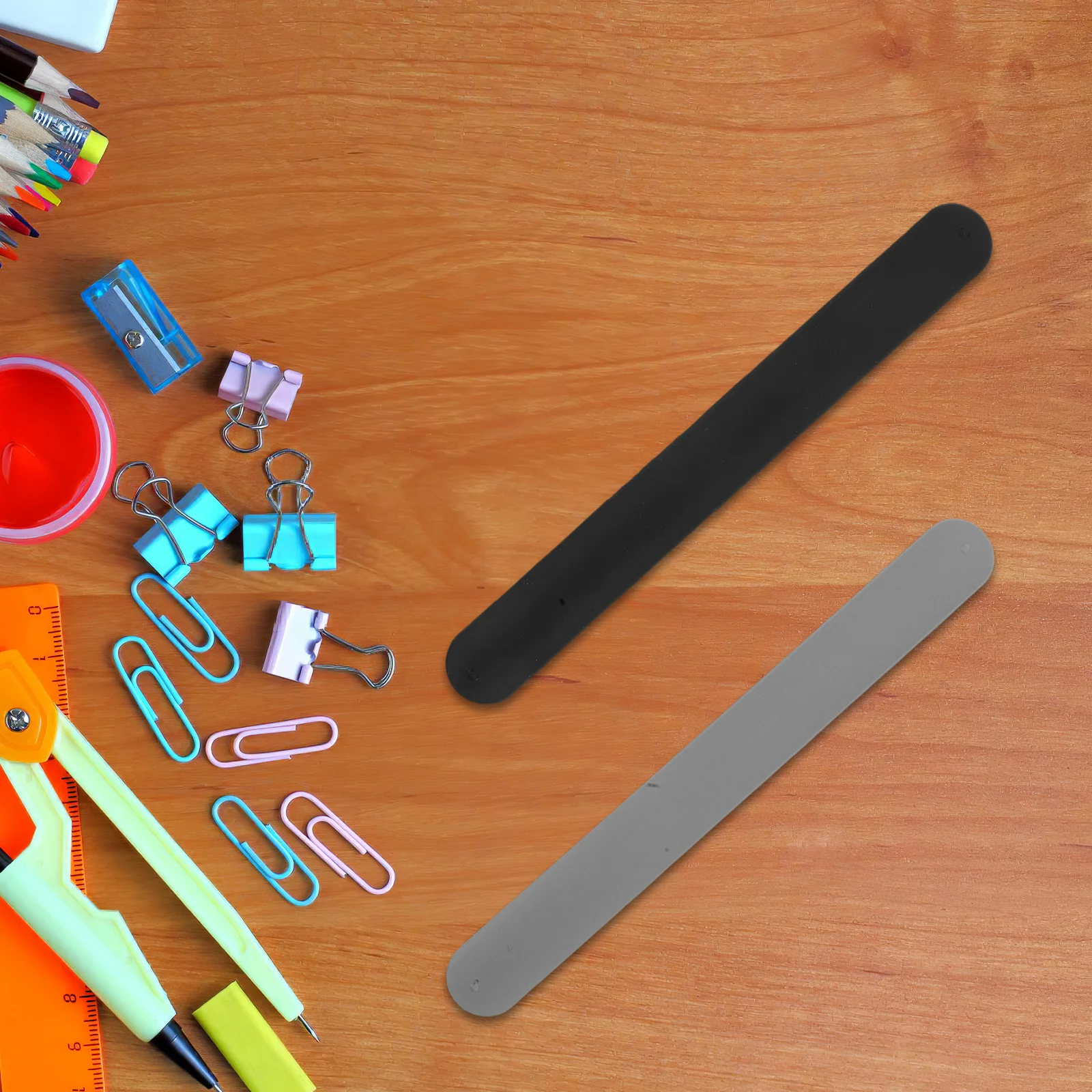 

12Pcs Slap Bands Wrapping Paper Organizer Holder Cable Clips for Home Decor Slap Bracelet for Wrapping Paper