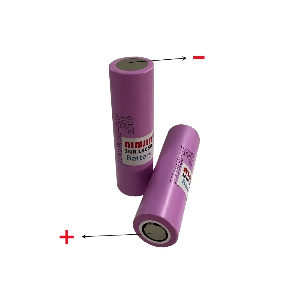 New 3.7v 2600mAh ICR18650-26F Large Capacity Rechargeable Lithium Battery Suitable for All Kinds of Electronic Products+Charger