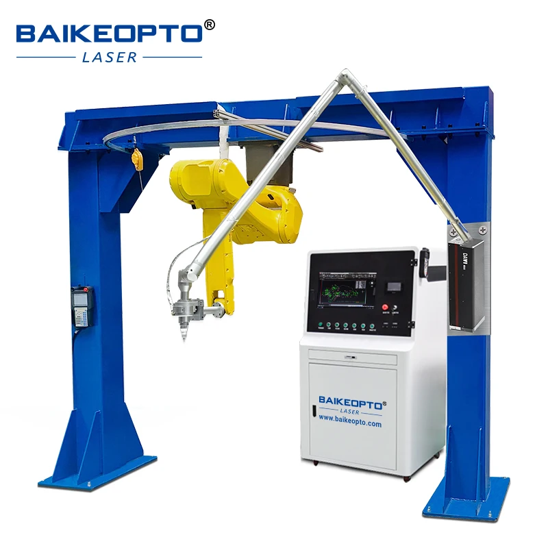 

Робот Fanuc 20ib BK-J100L-20ib Комплексные изогнутые поверхности 100 Вт CO2 3D РОБОТ ЛАЗЕРНЫЙ резак