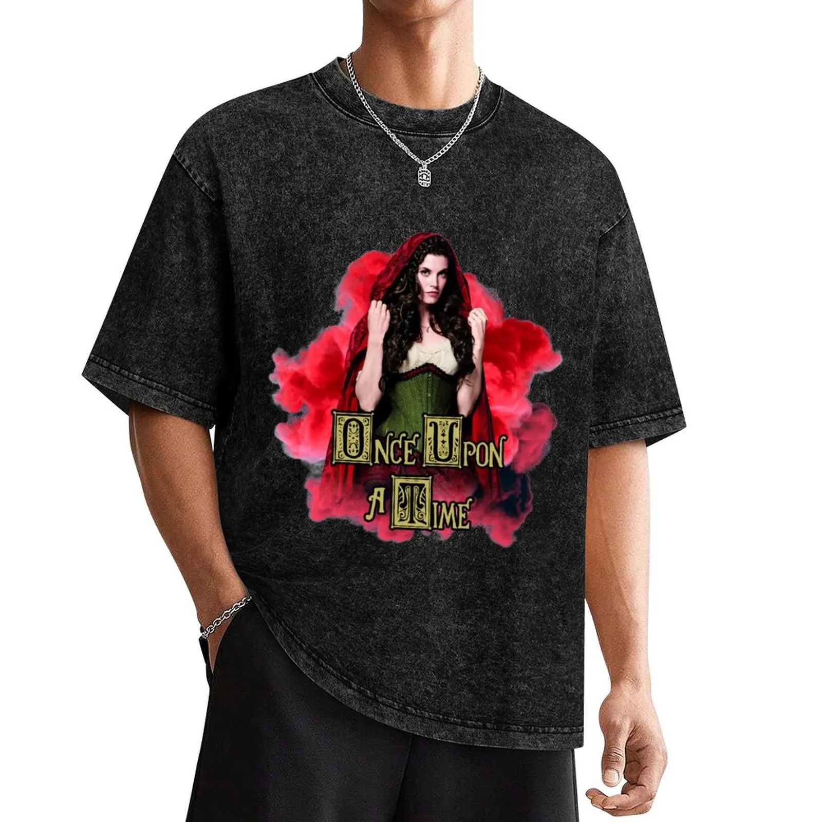 Once Upon A Time: Red Riding Hood (Ruby Lucas) in Smoke T-Shirt graphic t shirts shirts graphic mens t shirts