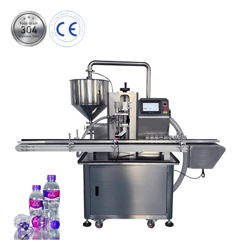 Automatic Water Filler Single Head Desktop Liquid Quantitative Filling Machine Small Bottle Vial Filling Machine