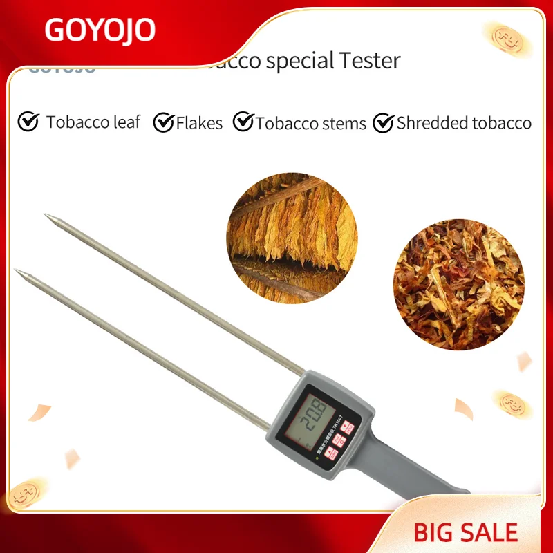 Tobacco Moisture Meter TK100T Portable Digital Moisture Meter Tobacco Tester