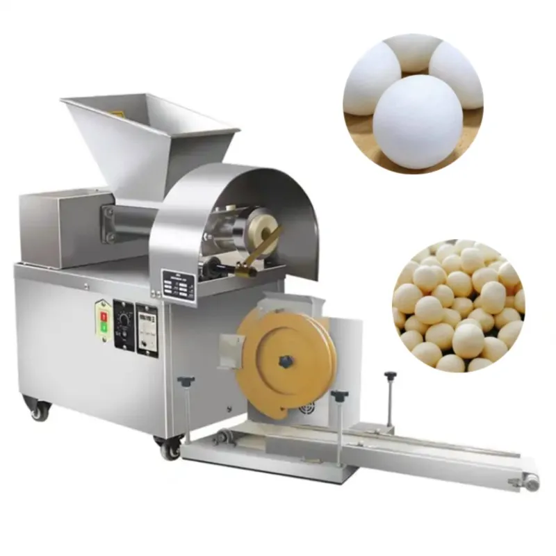 60kg/h Industry Commercial Small Dough Divider And Rounder Mini Taro Dough Ball Making Machine Food Machinery 20~200pcs/min