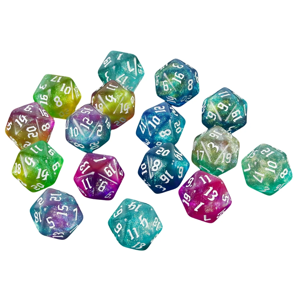 

Набор кубиков DND, 10 шт., кубики для настольной игры D20 для DND RPG, развлекательный настольный игровой стол