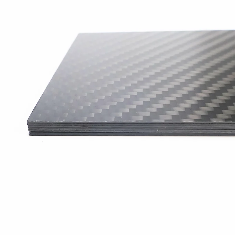 Folhas de painel de placa de fibra de carbono real, 2 peças 125mm x 75mm 0.5/ 1/ 1.5/ 2/ 3mm 4mm 5mm de espessura dureza compuesta corte de material