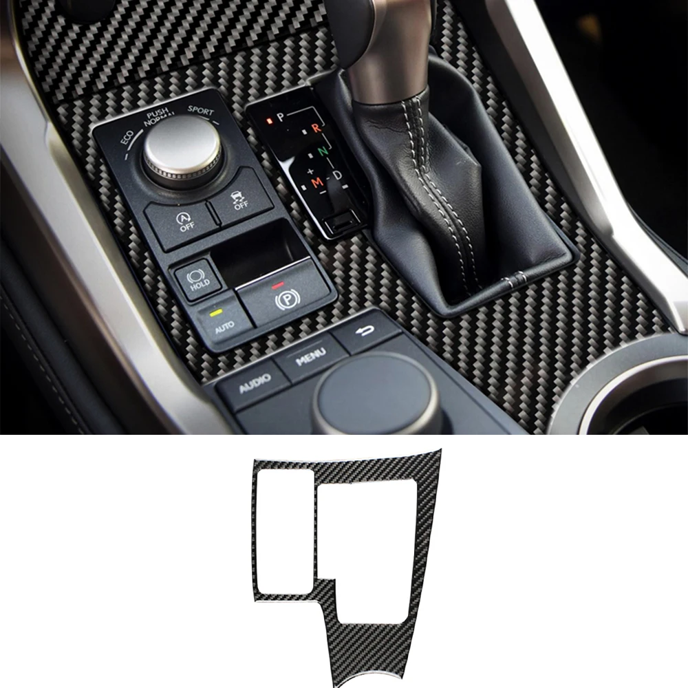 

for Lexus NX 200 200t 300h 2014-2020 2021 Gear Shift Panel Decoration Trim Sticker Cover Car Interior Accessories Carbon Fiber