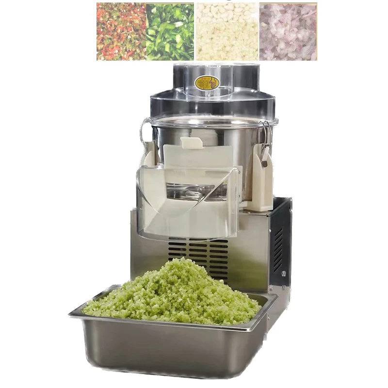 Home Vegetable Stuffing Machine Stainless Steel Electric Vegetables Cutter Pellet Machine Multi-Function Garlic Chili Meat Grind