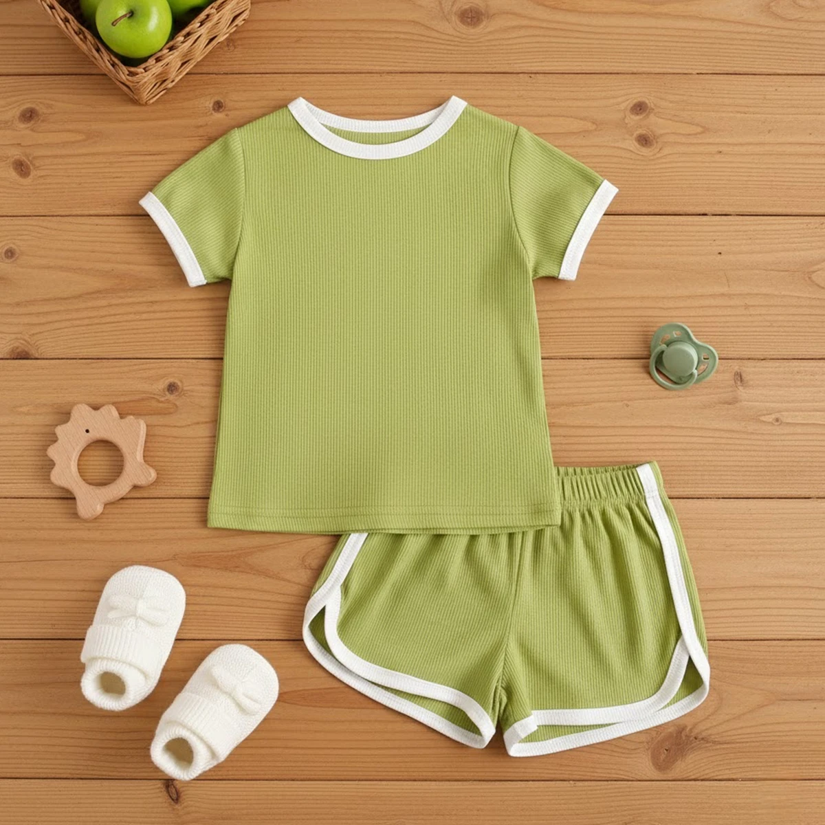 Toddlers Children Boys Girls Shirts + Shorts Clothing Sets Sport Kids Short Sleeve