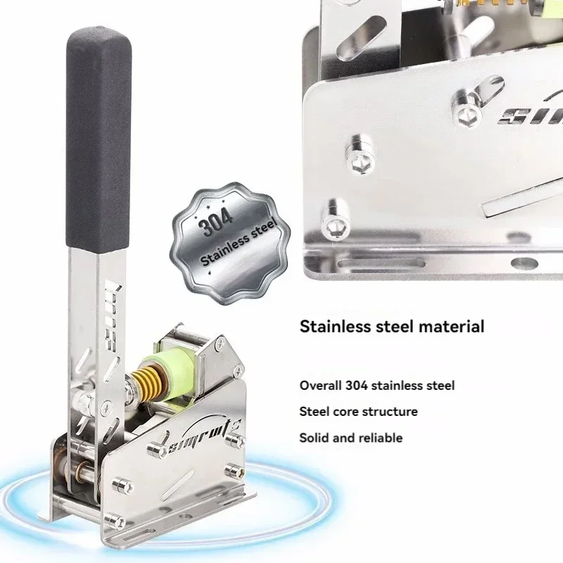 Pressure-sensitive handbrake for racing simulators dedicated to drift games and steering wheels supports plug-and-play via USB