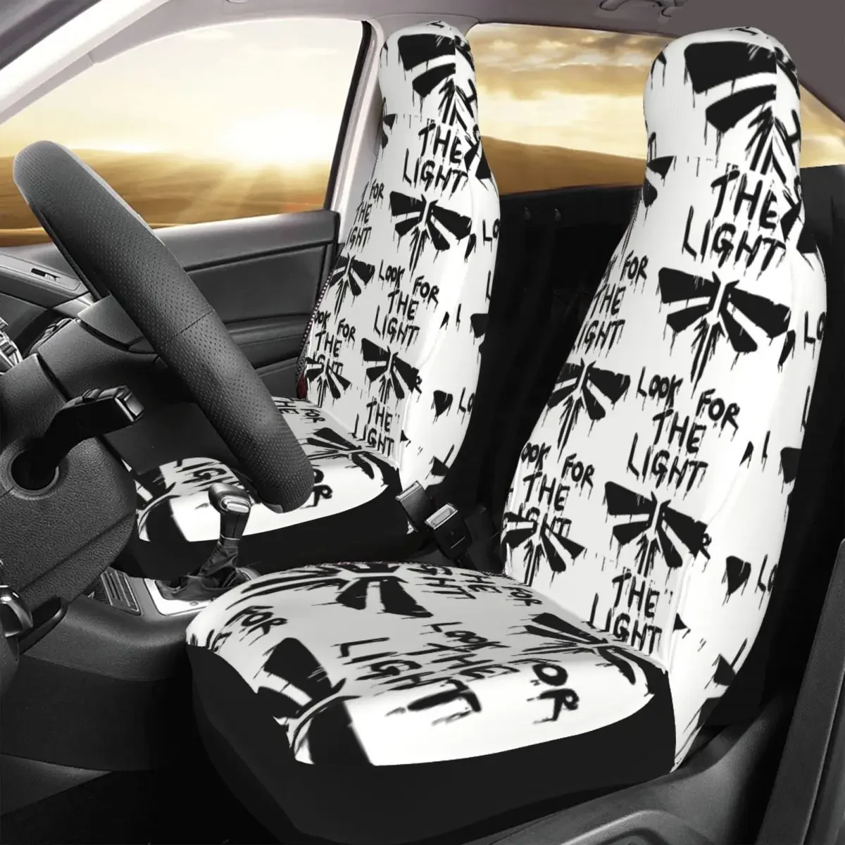 The Last Of Us Universal Car Seat Cover Four Seasons AUTOYOUTH Ellie Joel Game Auto Seat Cover Polyester Car Styling