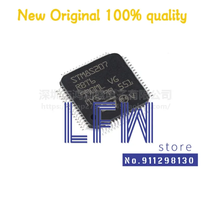 1pcs/lot STM8S207RBT6 STM8S207 RBT6 8S207 LQFP-64 MCU Chipset 100% New&Original In Stock