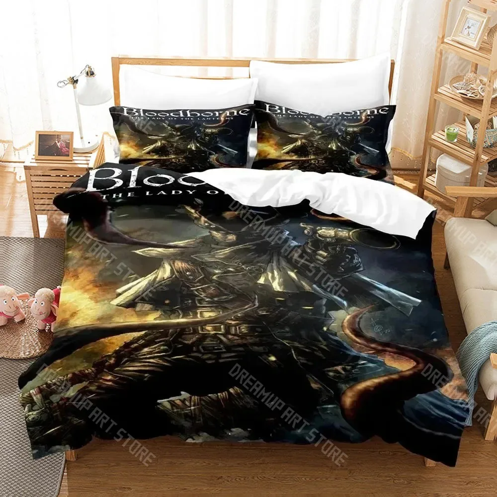 3D Printed Lady Maria Bloodborne Bedding Set for Boys Girls Duvet Cover Pillowcase Twin Queen King Full Single Double Sizes