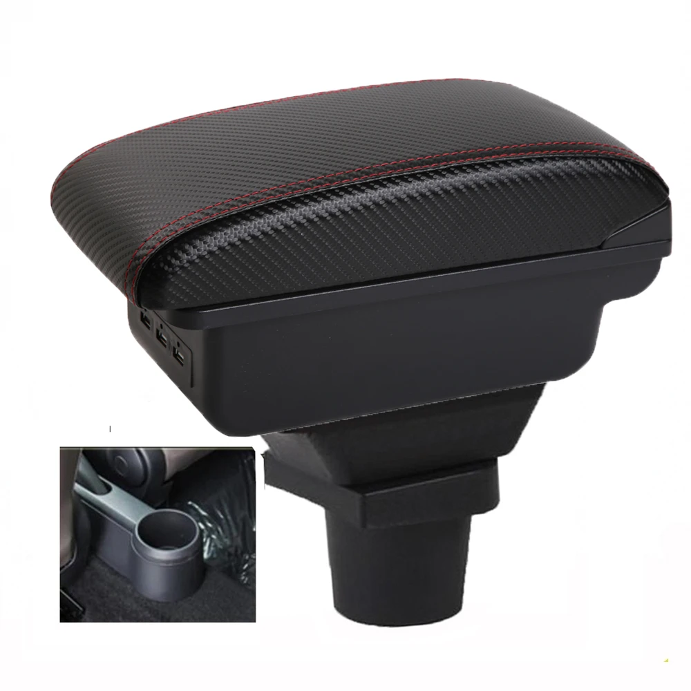 Armrest Box Central Console Storage Box with Elbow Support for VW UP Skoda Citigo Seat Mii Driver Side Car Interior Accessory
