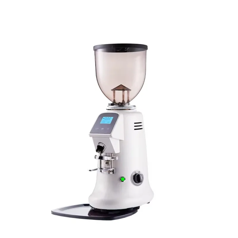Espresso Coffee Bean Grinders 74mm Large Aluminum Flat Burr Electric/Manual Commercial Coffee Grinder Machine Household Hotel