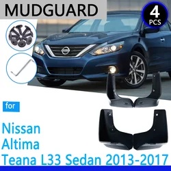 Mudguards fit  for Nissan Altima Teana L33 Sedan 2013 2014 2015 2016 2017 Car Accessories Mudflap Fender Auto Replacement Parts