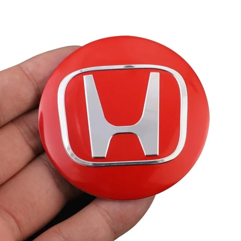 

56MM Car Wheel Center Hub Cap Badge Logo Emblem Decal Wheel Sticker For Honda Civic City Accord Odyssey CRV Hrv Jazz CBR VTX