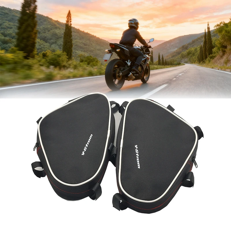 

Рама мотоцикла, защитные дуги, водонепроницаемая сумка для инструментов для ремонта Suzuki V-Strom DL650 DL1000, трехугольный пакет, ящик для инструментов