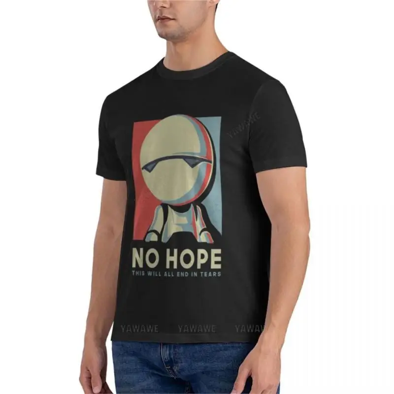 men cotton tshirt NO HOPE HITCHHIKER Essential T-Shirt graphics t shirt t-shirt man black t-shirt