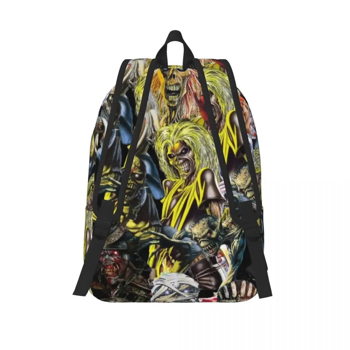 Iron Maidens Music Rock Heavy Metal Band zaino per uomo donna High School escursionismo Daypack Laptop Computer borsa a tracolla sport