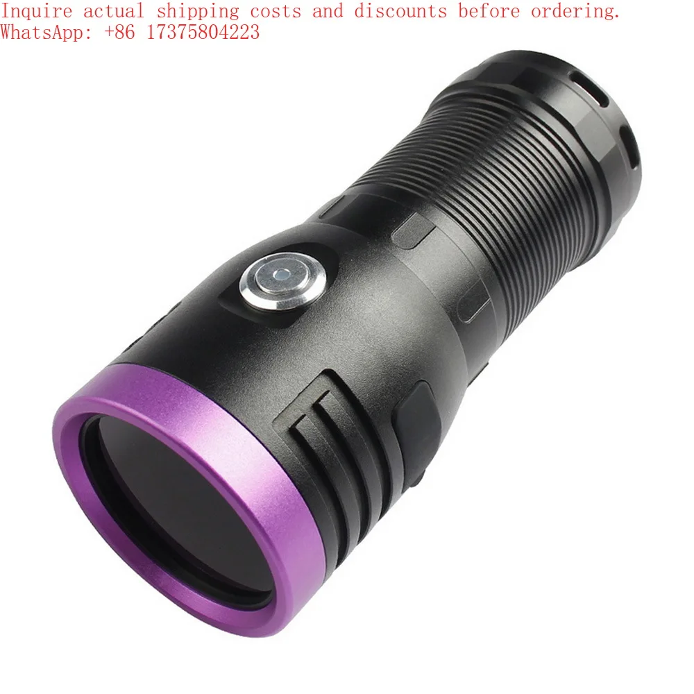 120 Watt 365nm UV Black Light LED Flashlight USB Rechargeable Ultraviolet Blacklight Torch for Car Painting Detection