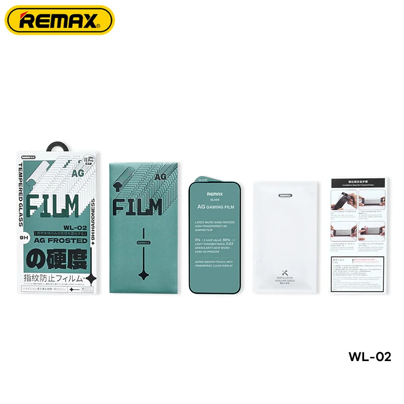 REMAX AG Matowe Szkło Hartowane na Ekran iPhone 17 17Air 17Pro 17ProMax iPhone 15/16 Series 16Pro/16ProMax WL-02 — zdjęcie produktu 6