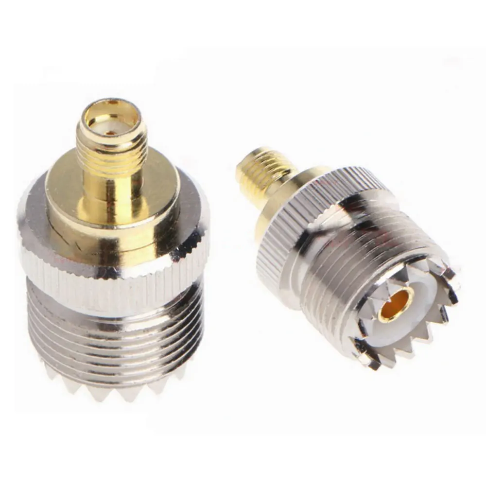 1PCS SMA female to UHF female SO239 SL16 walkie talkie antenna adapter coaxial connector test converter