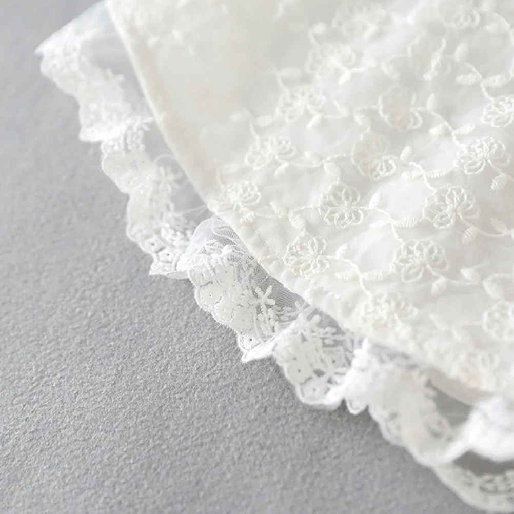 Accessorio cosplay per costume da mantello morbido con protezione UV in pizzo per ragazze per bambini Bianco 90 cm 0-2 anni Abbigliamento da festa Gioco di ruolo Cosplay