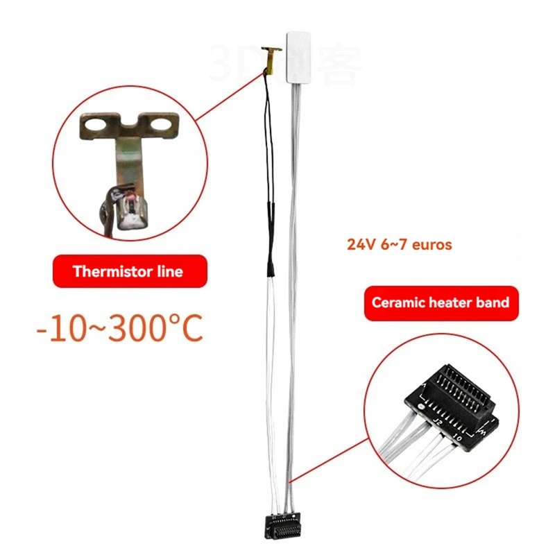 Pour Bambu Lab A1/A1 Mini Kit de chauffage et de thermistance