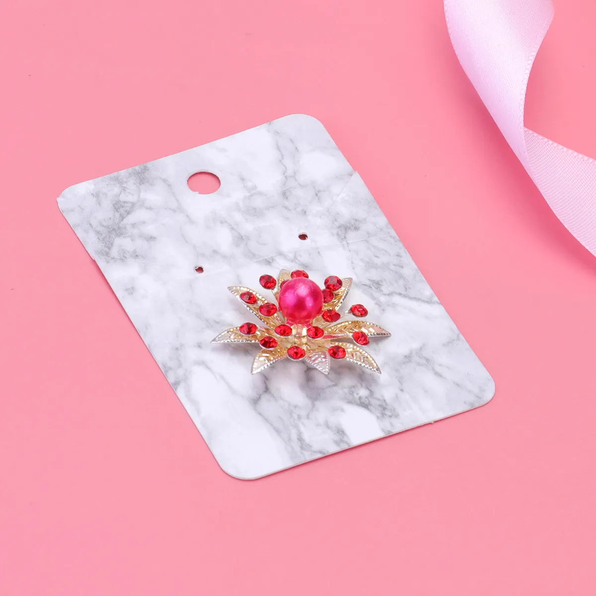 200Pcs Thick Earring Holder Cards Jewelry Display Cards for Studs Dangle Earrings Necklace Hanging Organizers DIY Packing 5x7cm