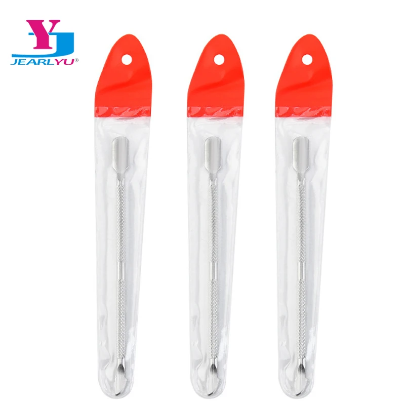 25/50 Pcs/Pack Double Head Dual-use Stainless Steel Push  Remove the Dead Skin Pusher  Pedicure Nail Cuticle Tools  For Manicure