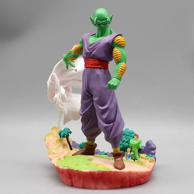 15cm Dragon Ball Gk Piccolo Young Form  Anime Figure Throwing Cloak Model Statue Desktop Decoration Toys Children Halloween Gift