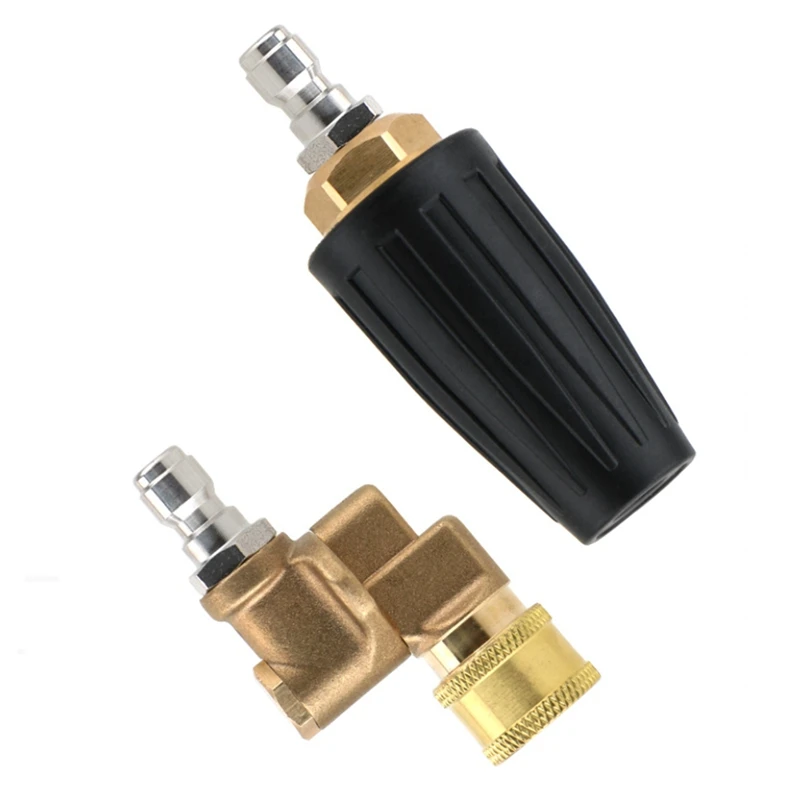 

For Quick Connector Turbo Nozzles Sprayer Rotary Pivoting Coupler Jet Sprayer Car Cleaning Car Pressure Washer Accessory